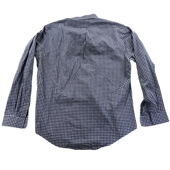 Ralph Lauren Men’s Shirt Large Long Sleeve Blue Gingham Button Down Y2K Casual - Picture 2 of 10